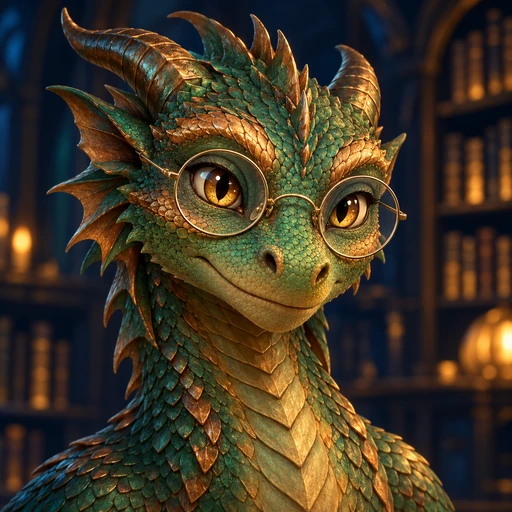 Bibliotheksdrache