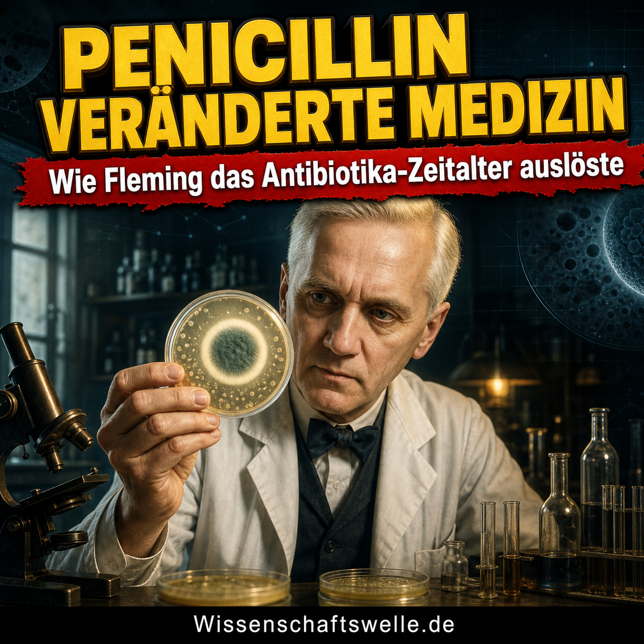 Alexander Fleming und Penicillin: Wie Zufall, Teamarbeit und Krieg das Antibiotika-Zeitalter eröffneten