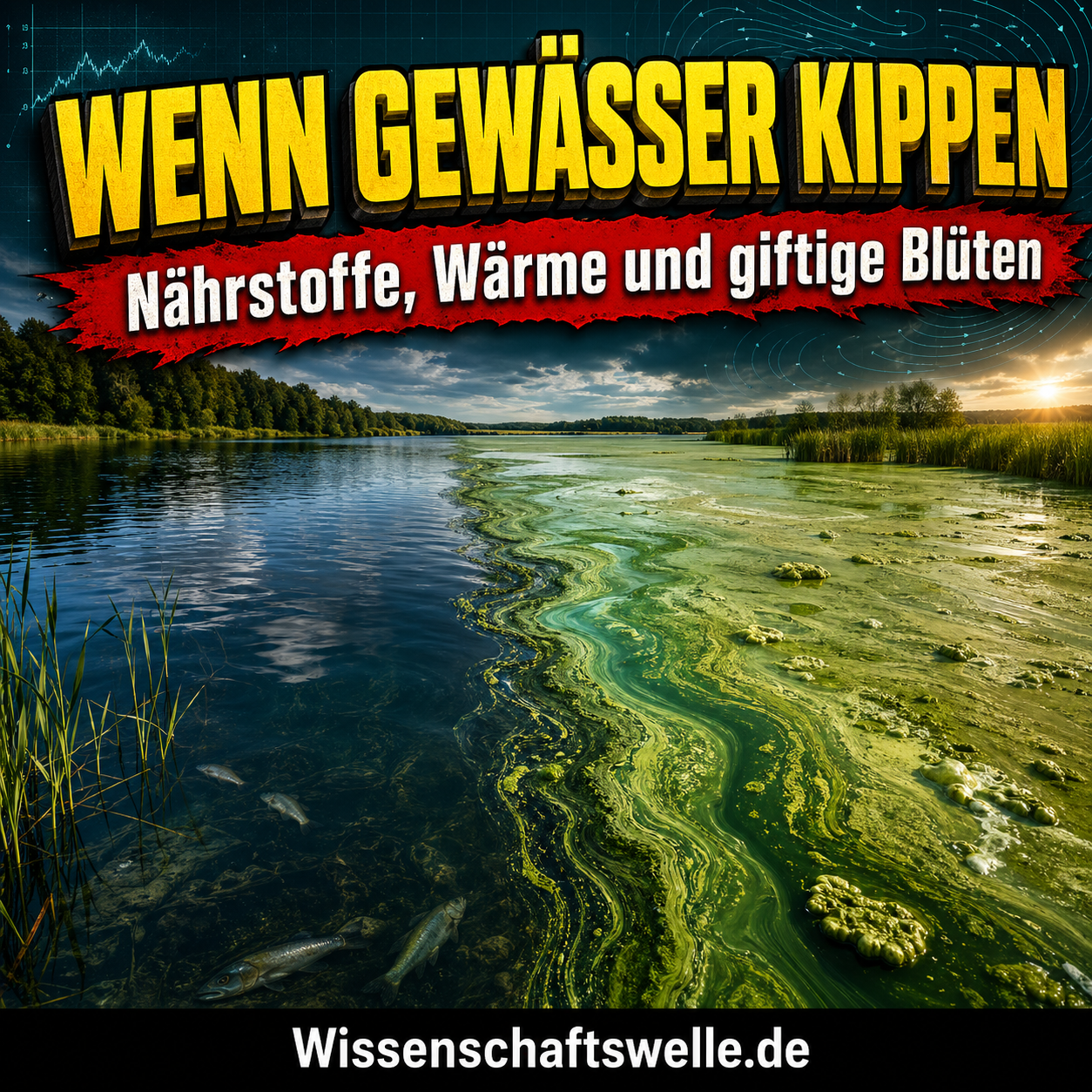 Algenblüten: Wie Nährstoffe, Wärme und Wasser ganze Ökosysteme kippen lassen