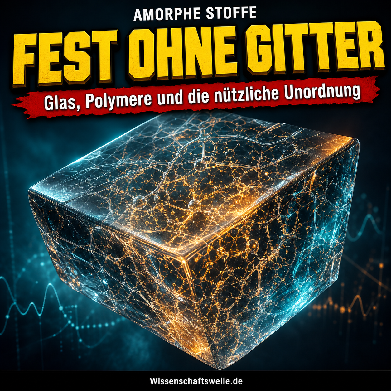 Fest ohne Gitter: Warum amorphe Stoffe vom Fensterglas bis zum Speicherchip so nützlich sind