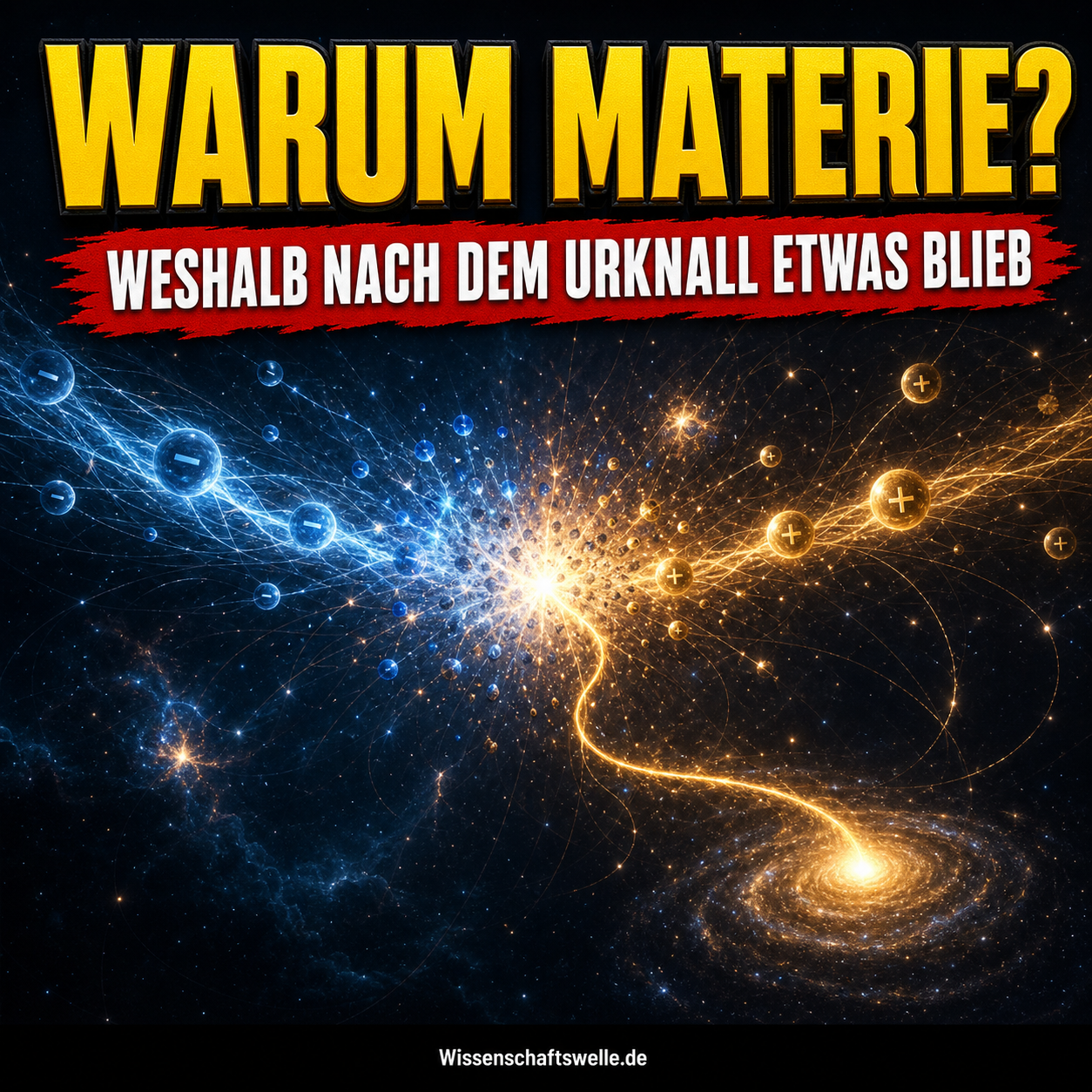 Antimaterie im Universum: Warum nach dem Urknall etwas übrig blieb