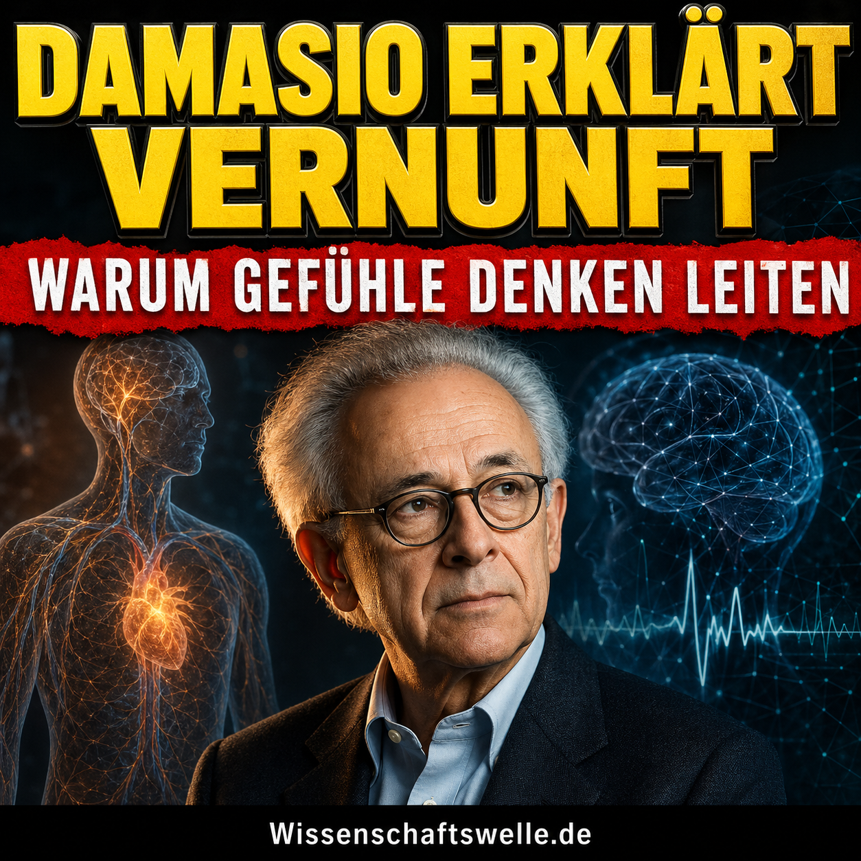 Antonio Damasio: Wie Gefühle, Körper und Vernunft im Gehirn zusammenhängen