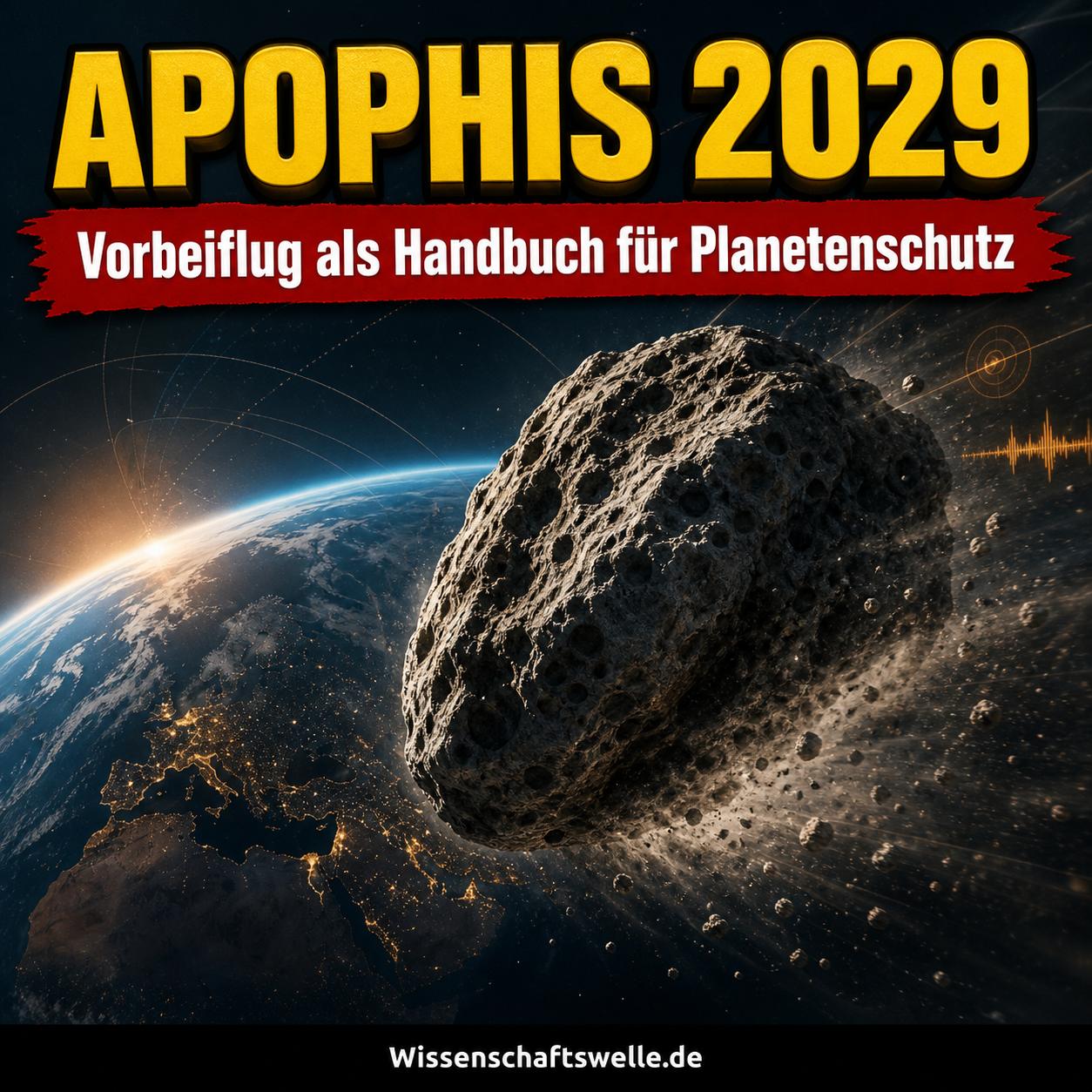 Apophis 2029 Vorbeiflug: Wie ein früherer Albtraum zum Handbuch für Planetenschutz wird