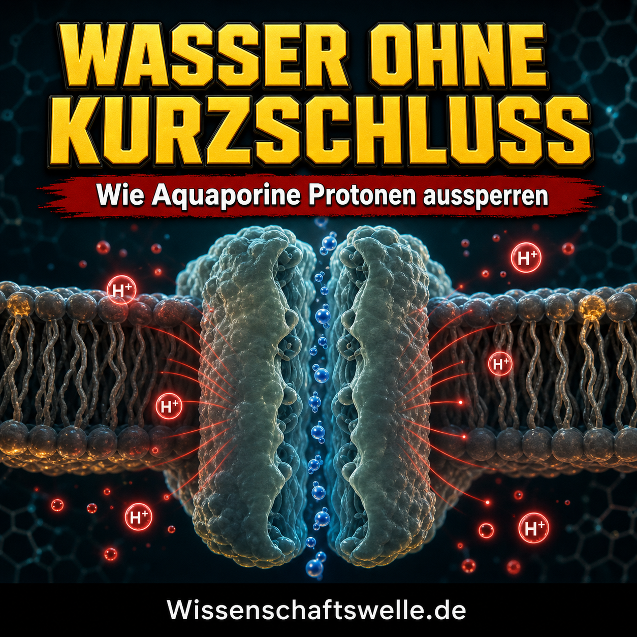 Aquaporine sind die Schleusen des Lebens: Wie Zellen Wasser lenken, ohne Protonen durchzulassen