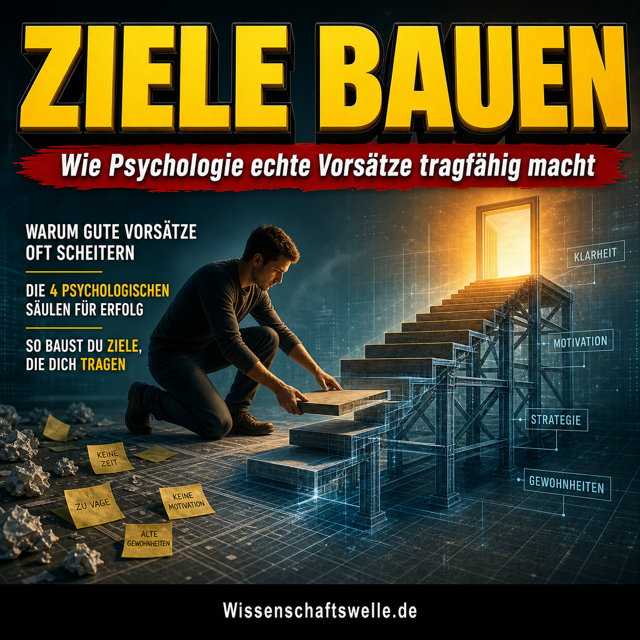 Architektur der Traumerfüllung: Wie du mit Psychologie echte Ziele baust