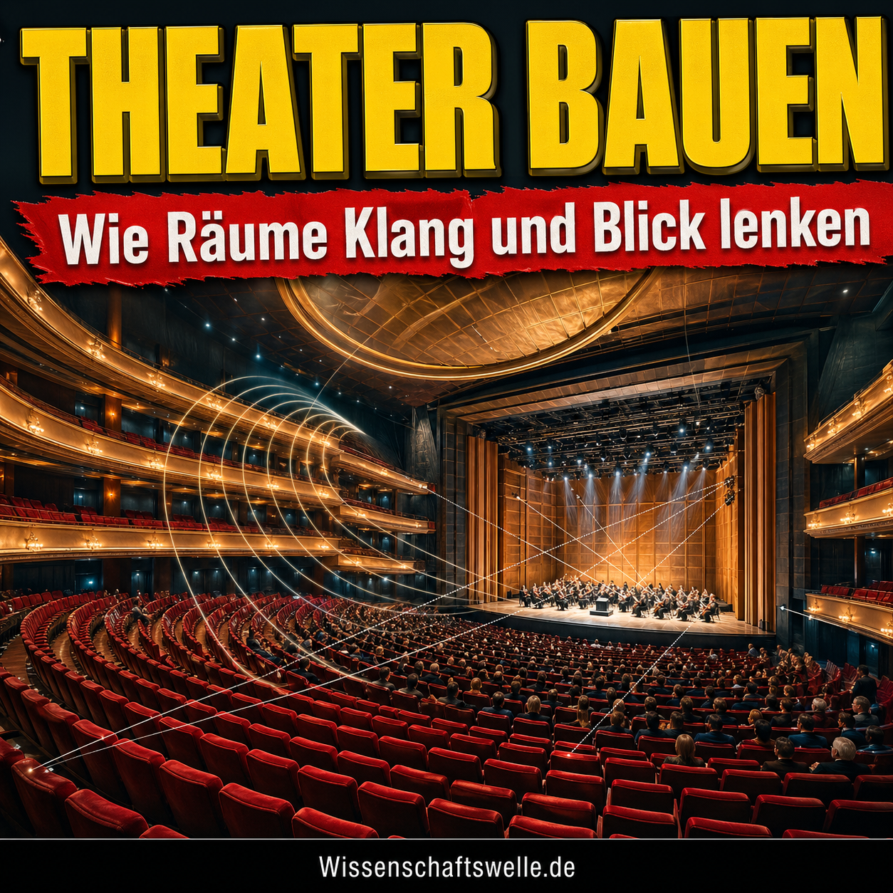 Theaterarchitektur: Wie Akustik, Ränge und Sichtlinien ein Publikum formen