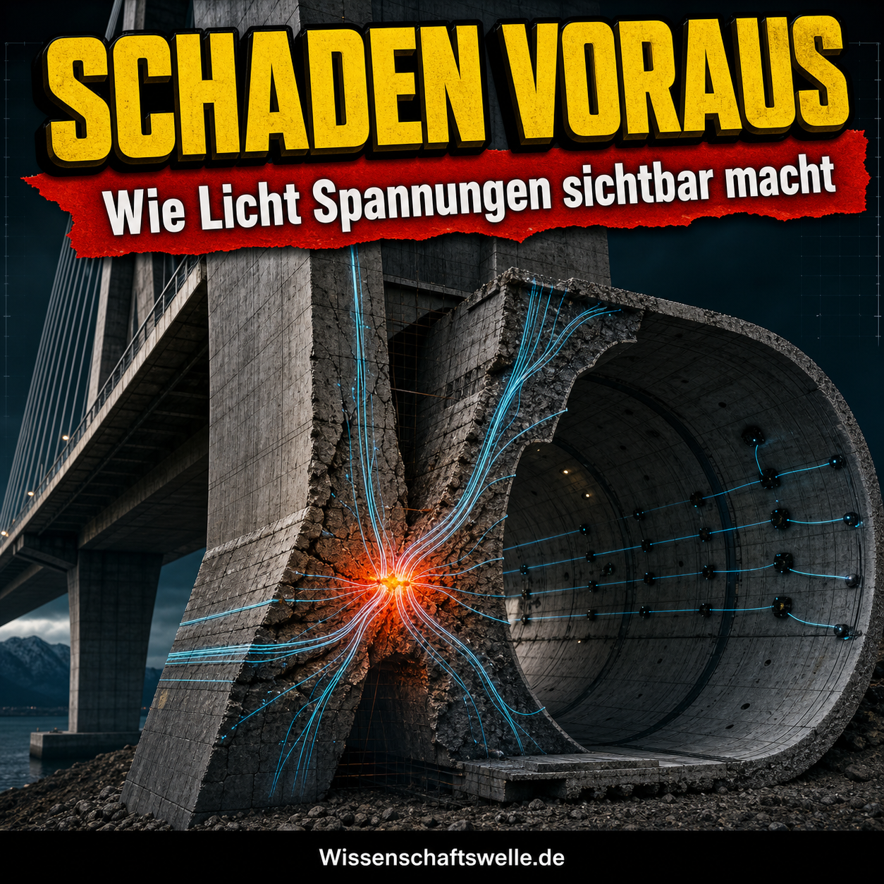 Bauwerksmonitoring mit Glasfasern: Wenn Brücken, Türme und Tunnel lesbar werden