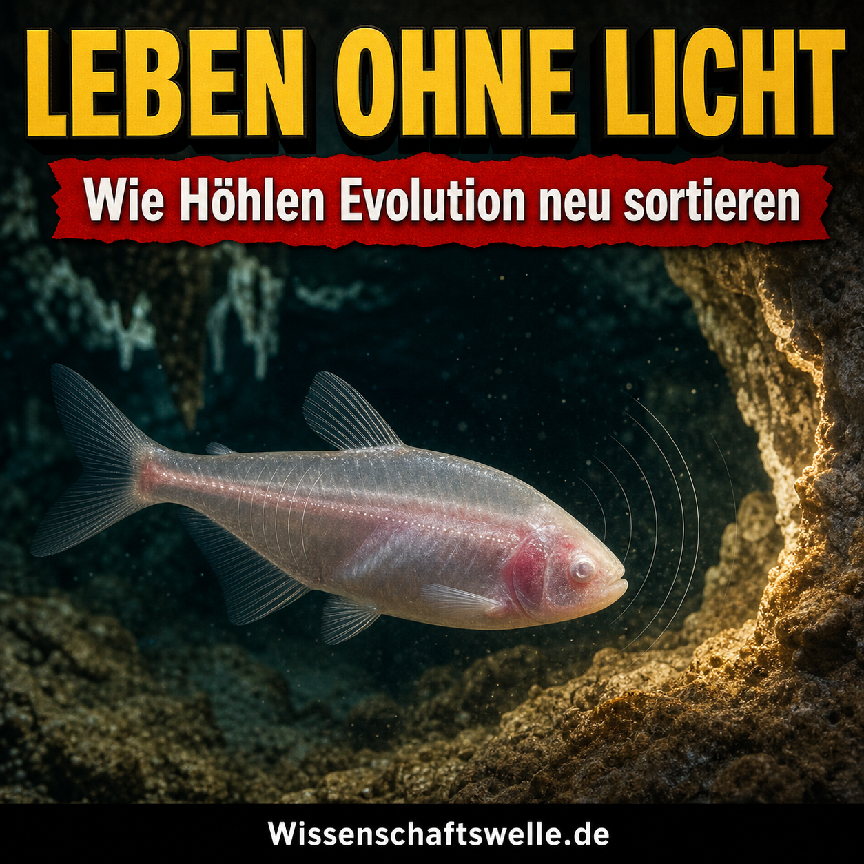 Blindheit ist nur der Anfang: Wie Höhlenbewohner im Dauerdunkel Geruch, Tastsinn und Energiesparen neu organisieren