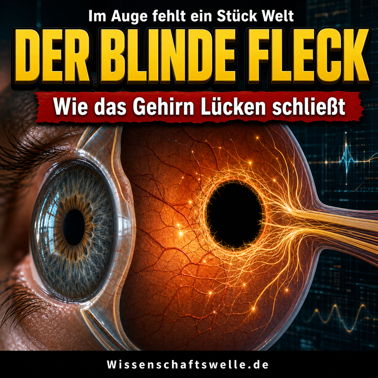 Im Auge fehlt ein Stück Welt: Warum der blinde Fleck kein Loch hinterlässt