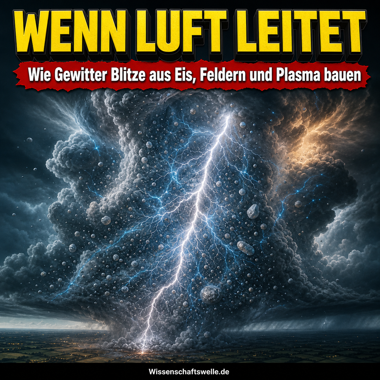 Wenn Luft plötzlich leitfähig wird: Die Physik des Blitzes zwischen Eis, Plasma und offenen Rätseln