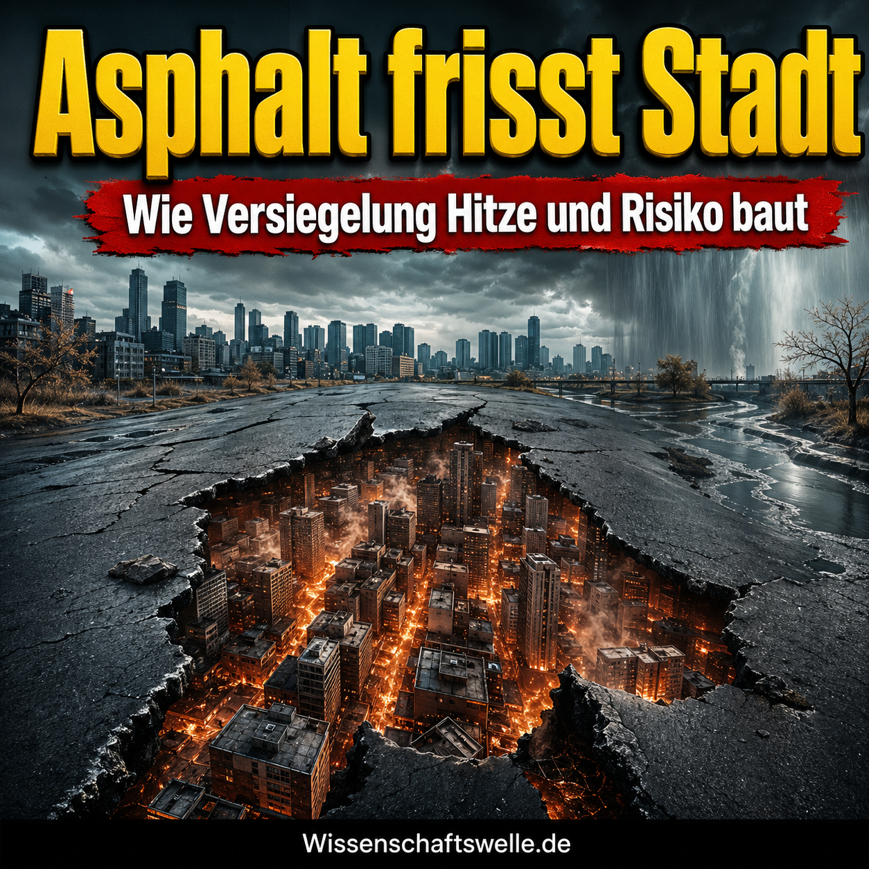 Bodenversiegelung: Warum Asphalt Städte heißer, ärmer und verletzlicher macht