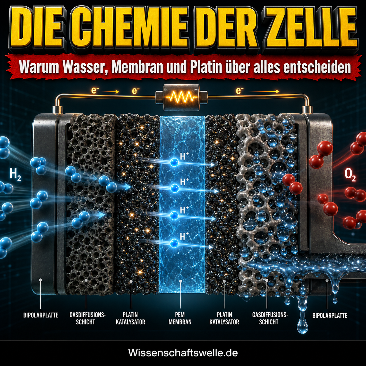 Brennstoffzellen scheitern nicht am Wasserstoff. Sie scheitern an ihrer Chemie