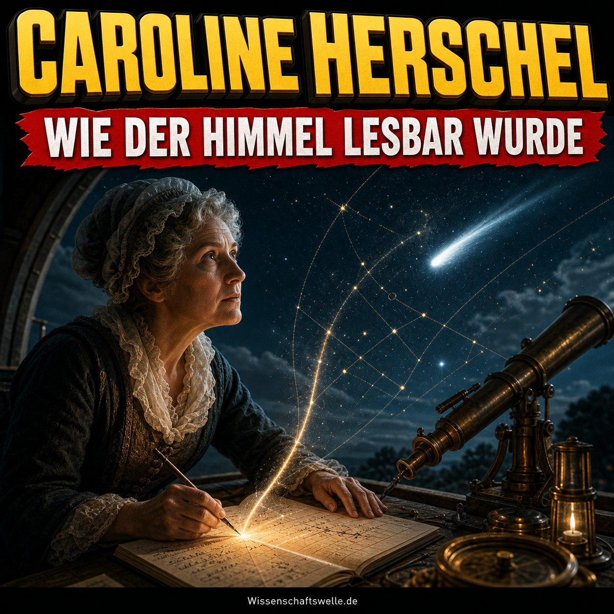 Caroline Herschel und die unsichtbare Arbeit, die den Himmel lesbar machte