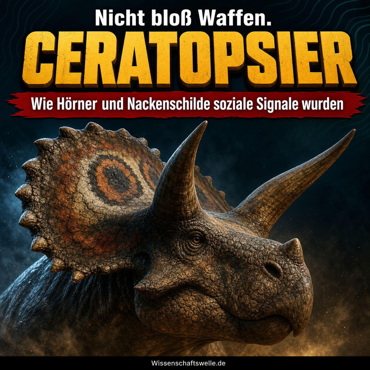 Die Köpfe der Ceratopsier waren keine Helme: Was Hörner, Nackenschilde und Wachstum wirklich verraten