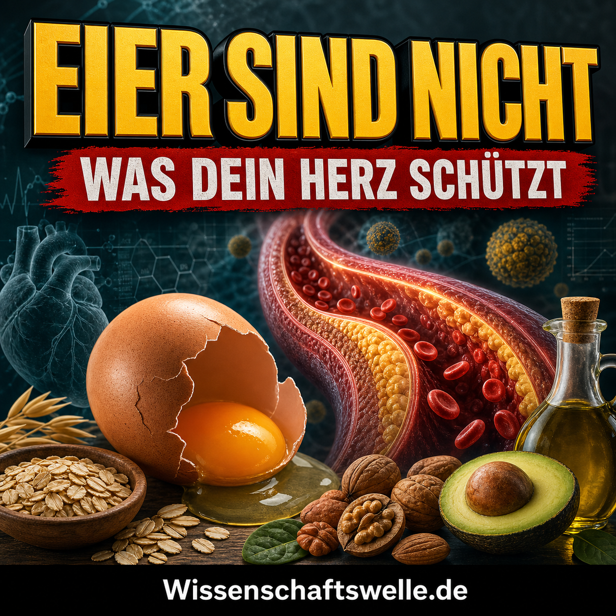 Cholesterin senken: Warum Eier nicht der Feind sind und was dein Herz wirklich schützt
