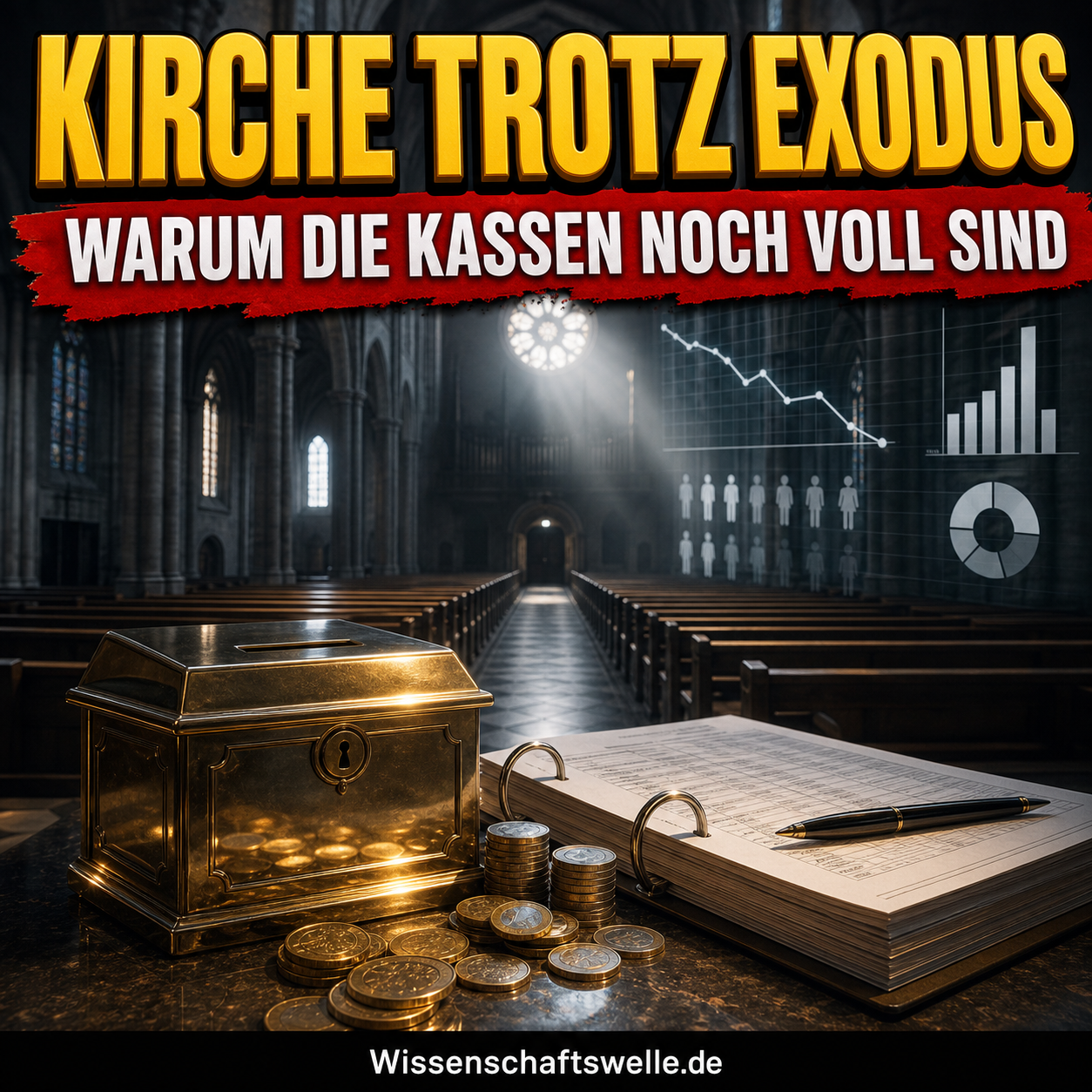 Das 13-Milliarden-Euro-Paradox: Warum die Kirche trotz Austritten reicher wird