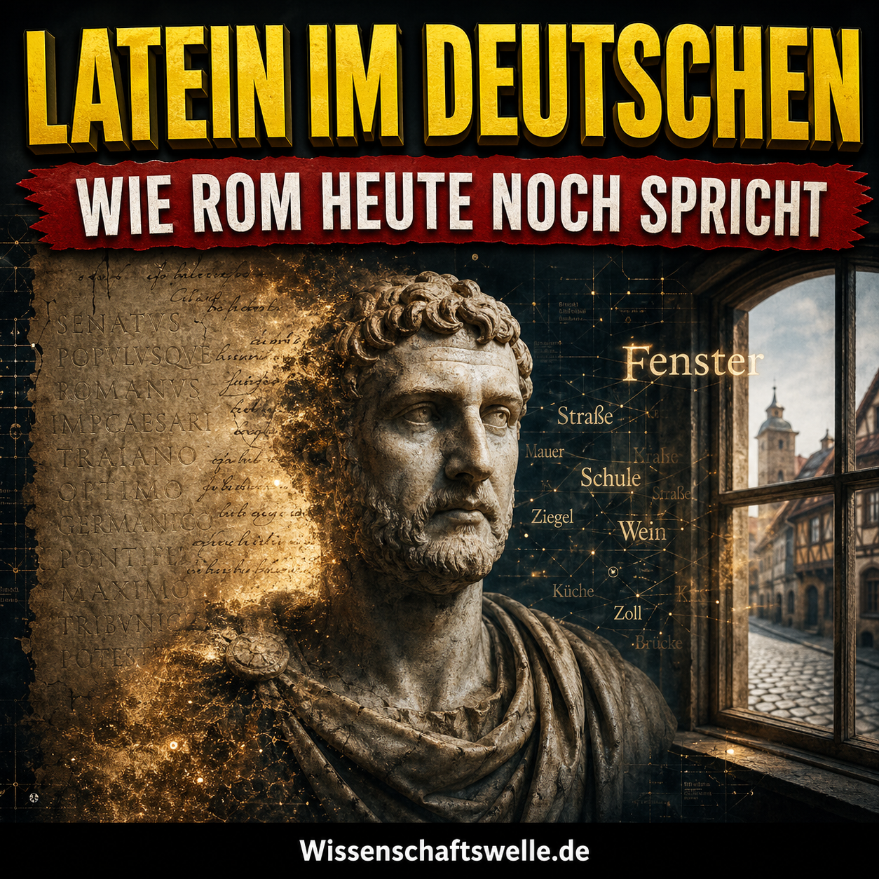 Latein im Deutschen: Wie die Römer den Wortschatz, die Schrift und den Alltag unserer Sprache prägten