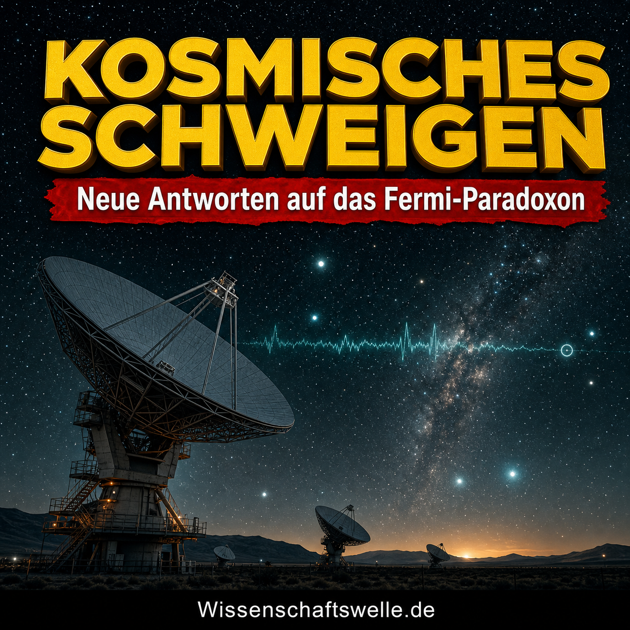 Das kosmische Schweigen: Warum hören wir nichts? Neue Antworten auf das Fermi-Paradoxon