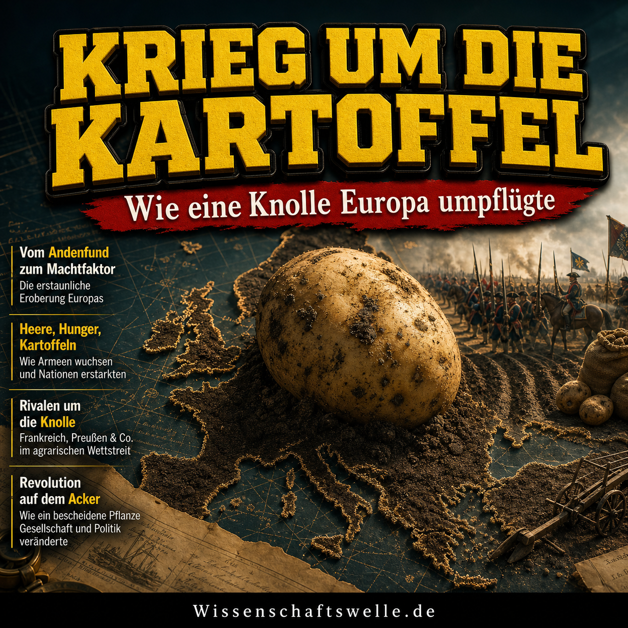 Der Krieg um die Kartoffel: Wie eine Knolle Europas Geschichte umpflügte