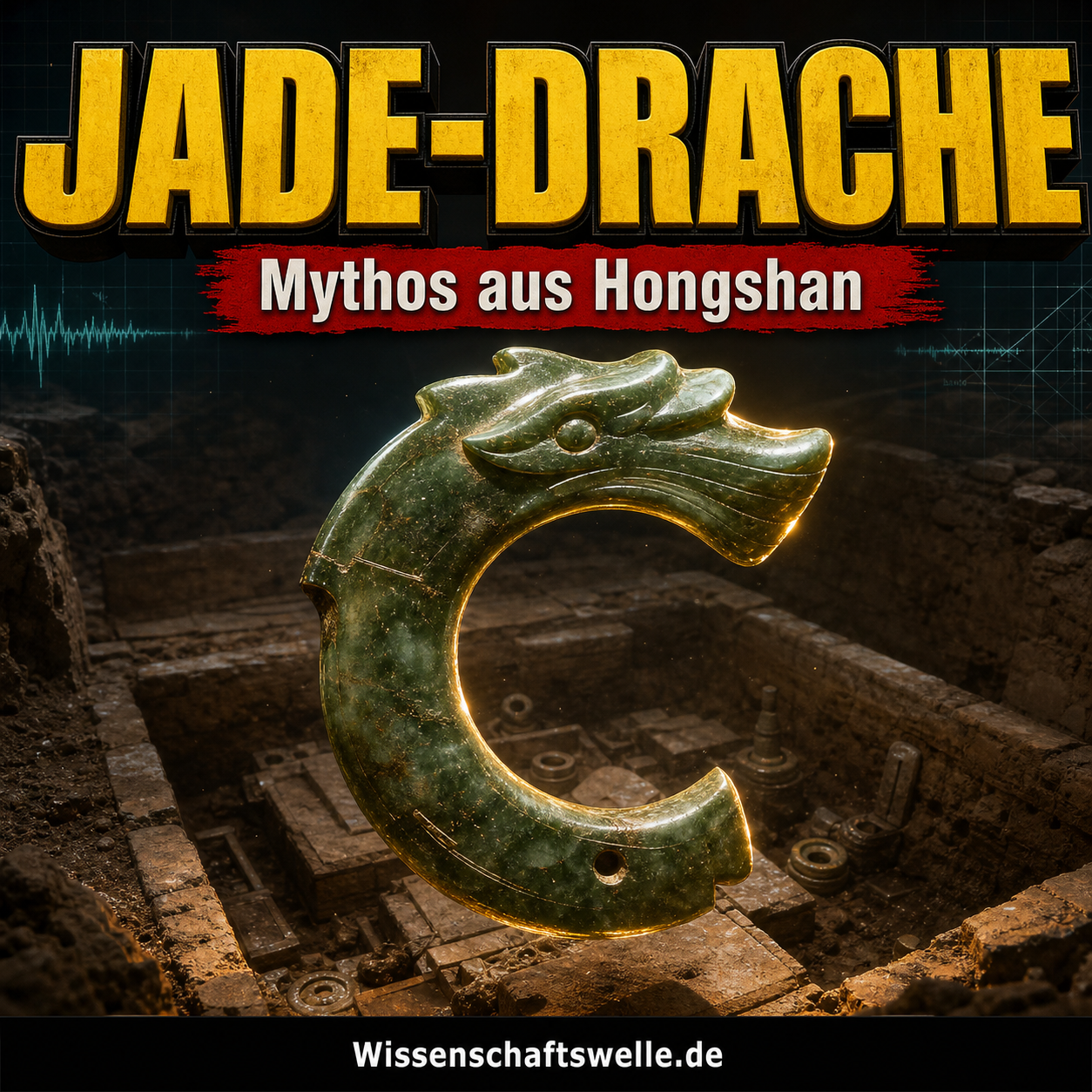 Der mythische Jade-Drache aus der Inneren Mongolei