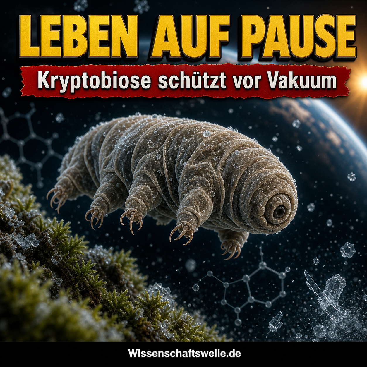 Die Biologie von Bärtierchen: Kryptobiose, Dsup und das Überleben im Vakuum des Alls