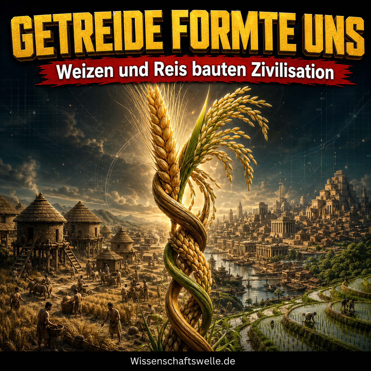Die Domestikation des Getreides: Wie Weizen und Reis auch uns geformt haben