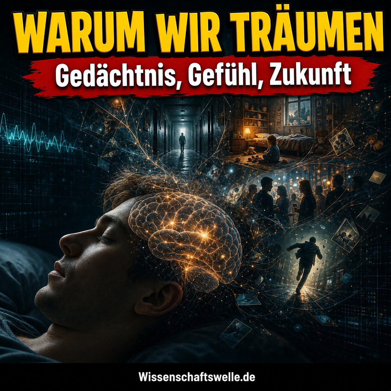 Die Funktion des Träumens: Was unser Gehirn nachts wirklich tut
