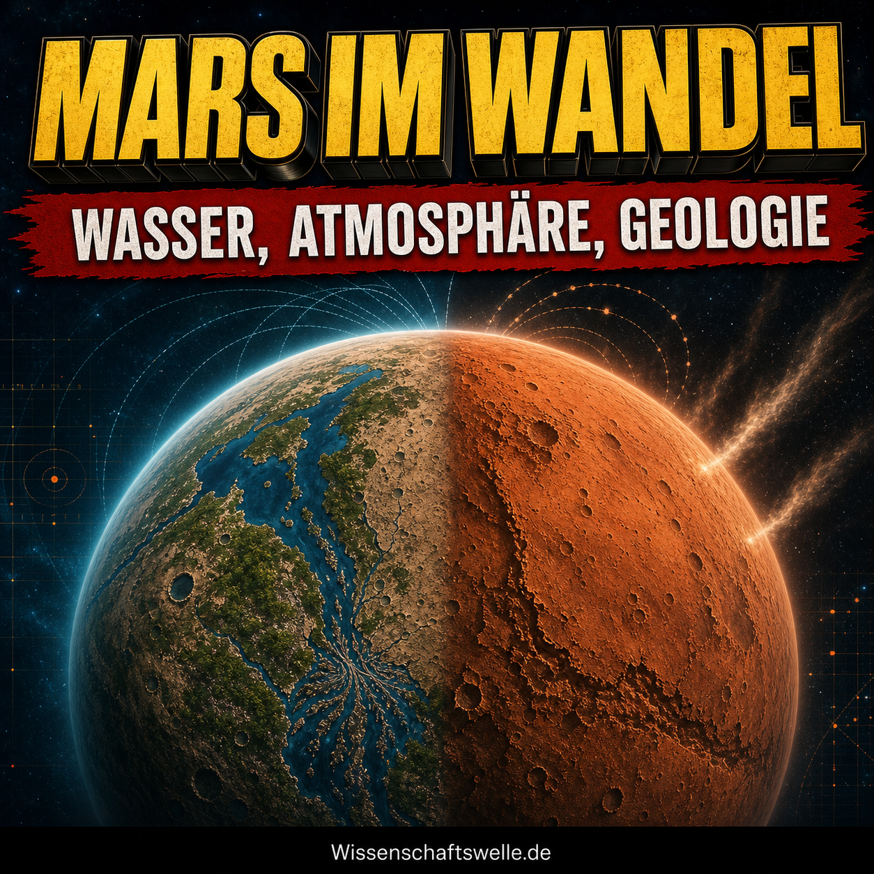 Mars im Wandel: Wie Geologie, Wasser und Atmosphäre die Evolution des Planeten prägten