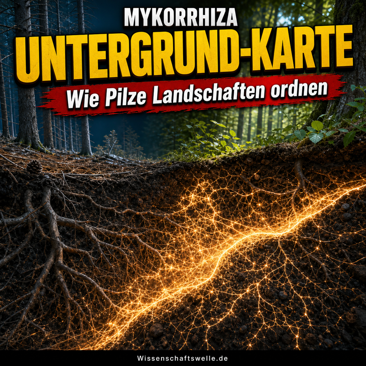 Mykorrhiza unter jedem Wald: Die andere Karte der Landschaft