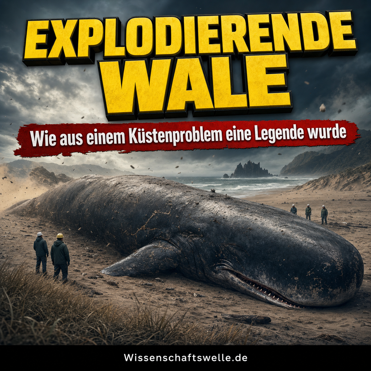 Die kurze Geschichte explodierender Wale