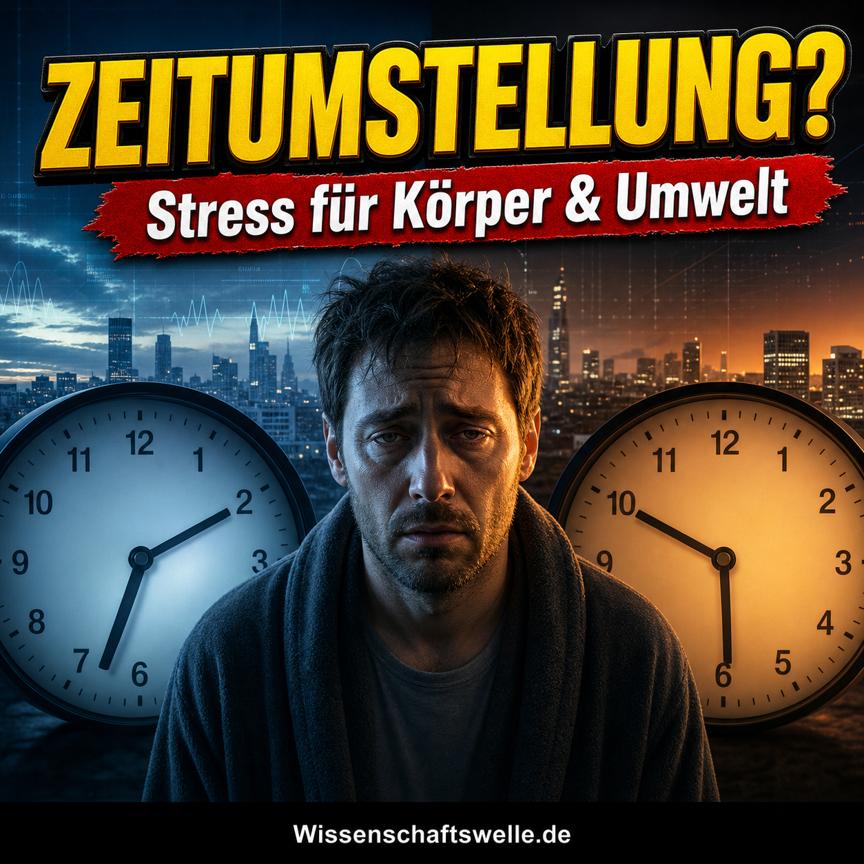 Die Schattenseite der Zeitumstellung: Stress für Körper & Umwelt