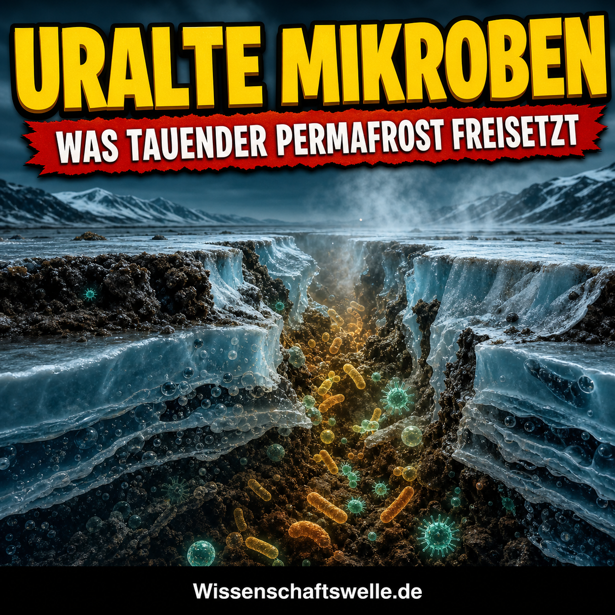 Die schmelzende Zeitkapsel: Uralte Mikroben aus dem Permafrost und was sie für uns bedeuten.