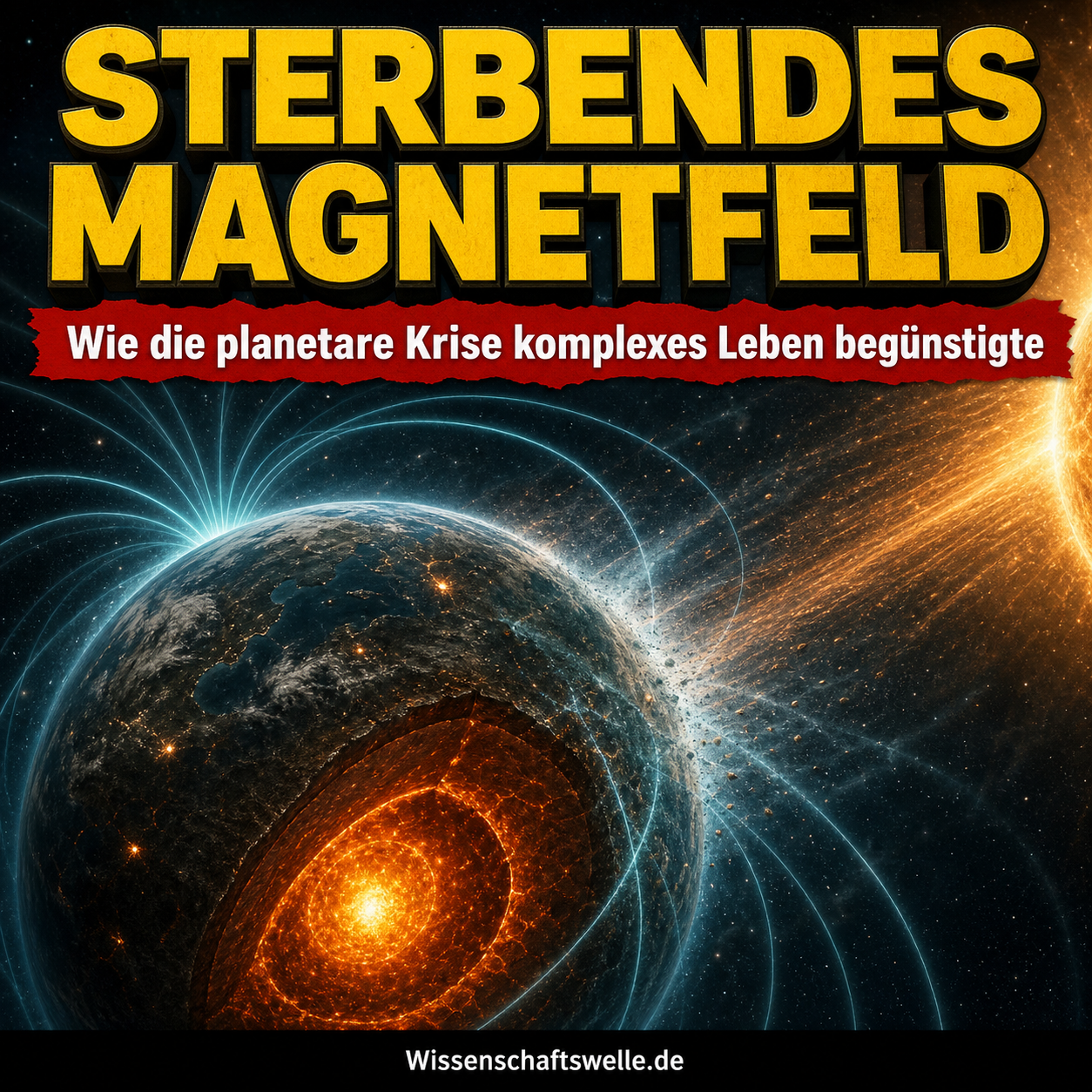 Die Wiedergeburt eines Planeten: Wie ein sterbendes Magnetfeld das Leben, wie wir es kennen, erst möglich machte