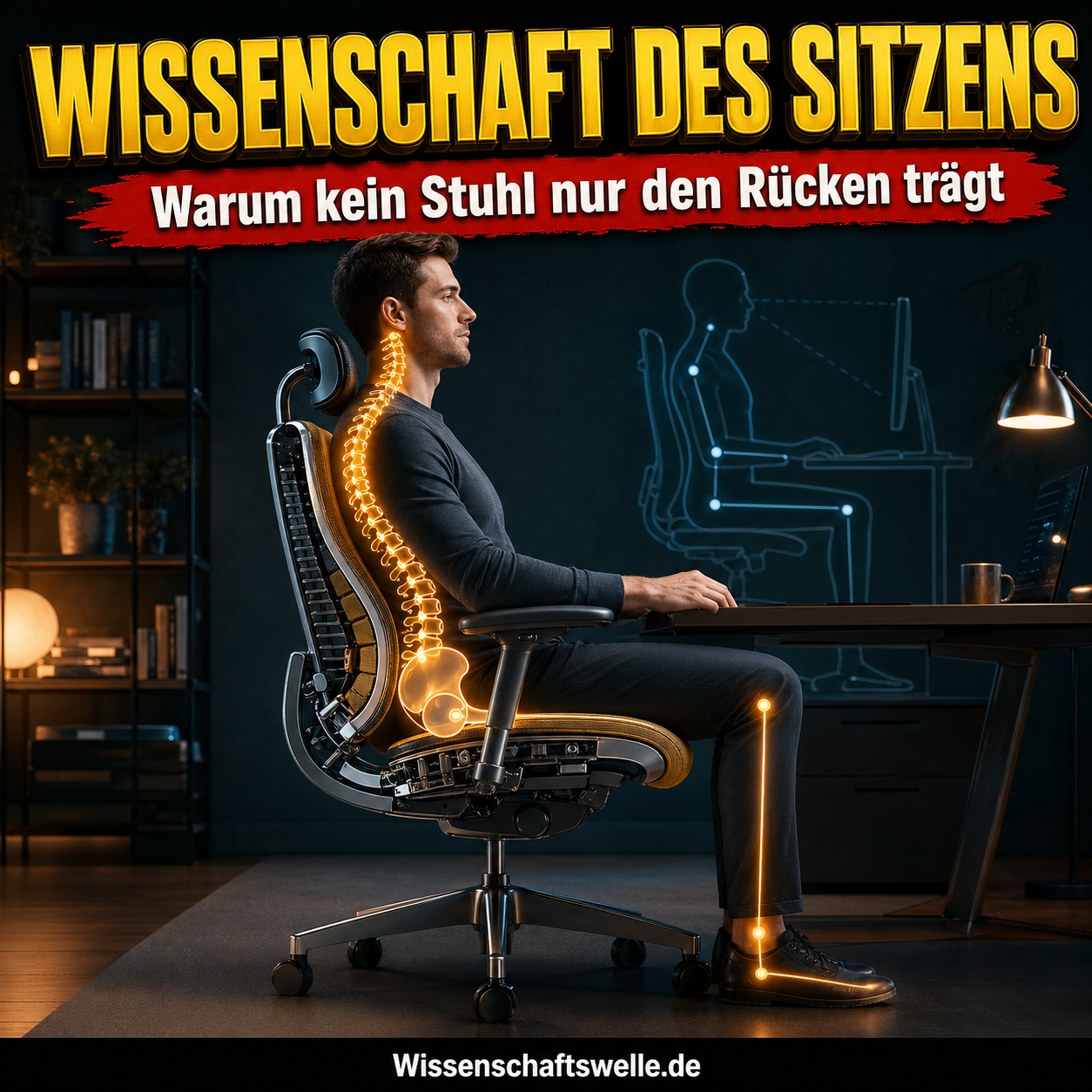 Die Wissenschaft des Stuhls: Warum Sitzen ein Designproblem des ganzen Körpers ist