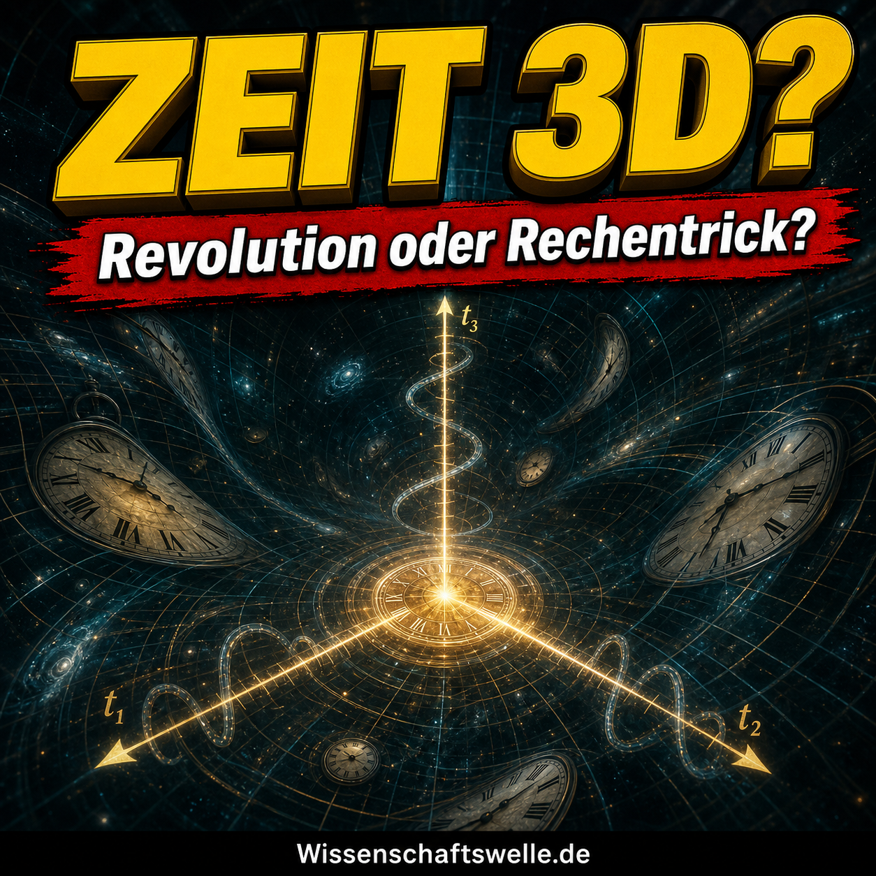 Drei Dimensionen für die Zeit? Die Physik, die unser Weltbild revolutioniert!