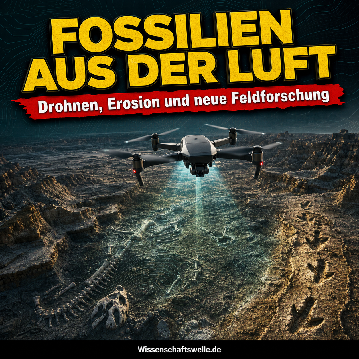 Drohnen in der Paläontologie: Wie Fossillandschaften lesbar werden