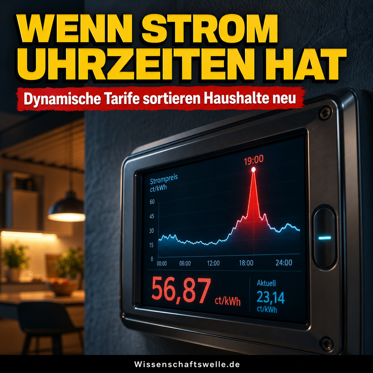 Wenn der Abend teuer wird: Wie dynamische Stromtarife Haushalte neu sortieren
