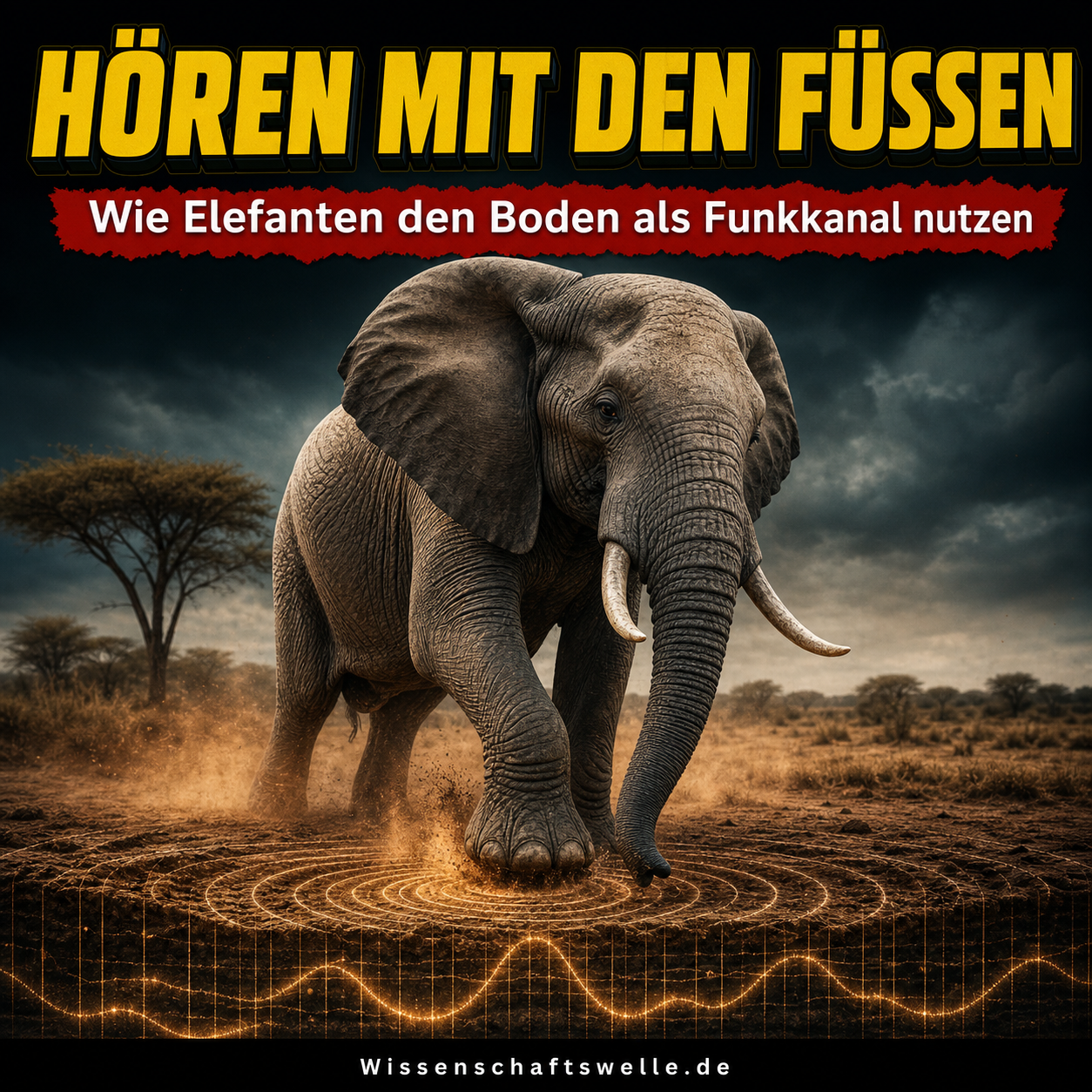 Elefanten hören mit den Füßen: Wie Infraschall, Bodenwellen und soziale Erinnerung eine Herde zusammenhalten