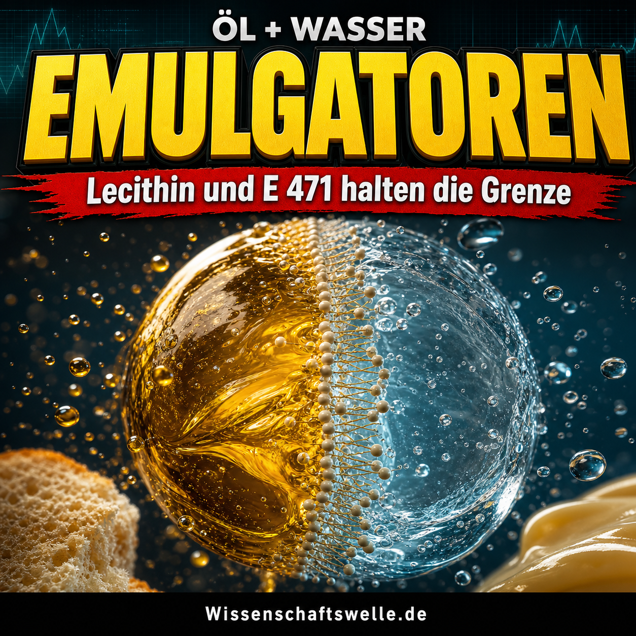 Emulgatoren in Lebensmitteln: Die Friedensarbeit zwischen Öl und Wasser