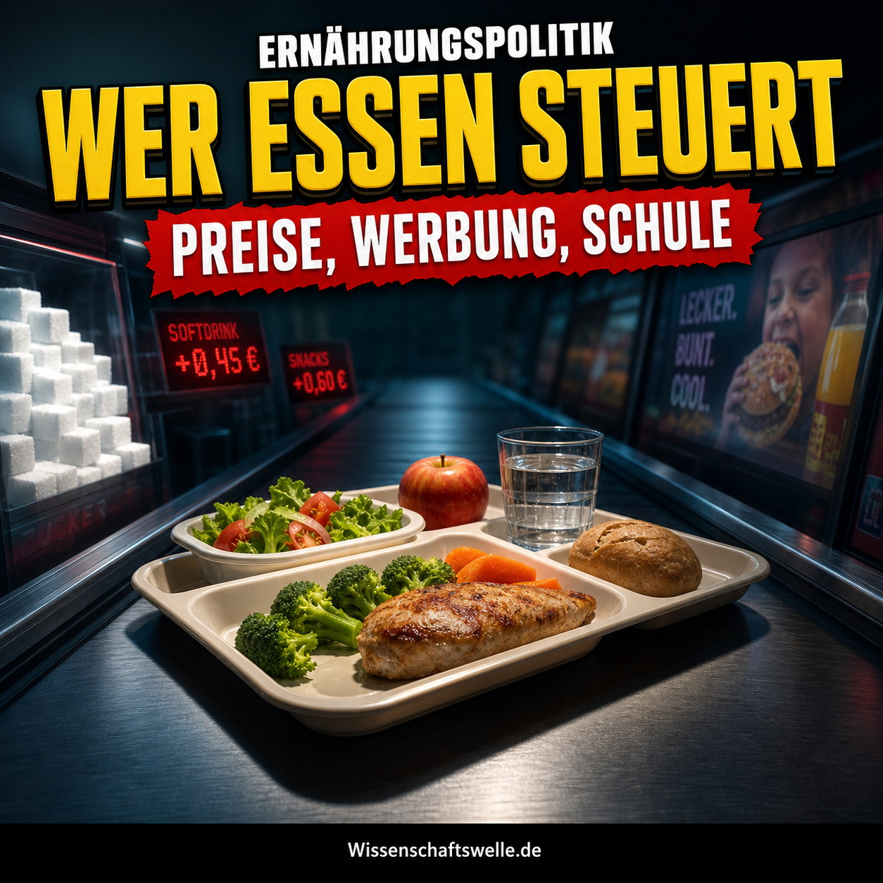 Ernährungspolitik beginnt lange vor dem ersten Bissen