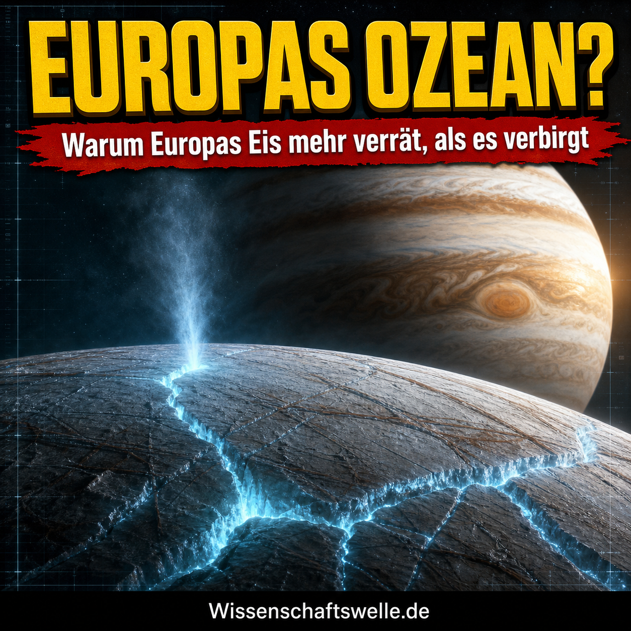 Europa im Fokus: Die explosive Forschung an Jupiters rätselhaftem Wassermond