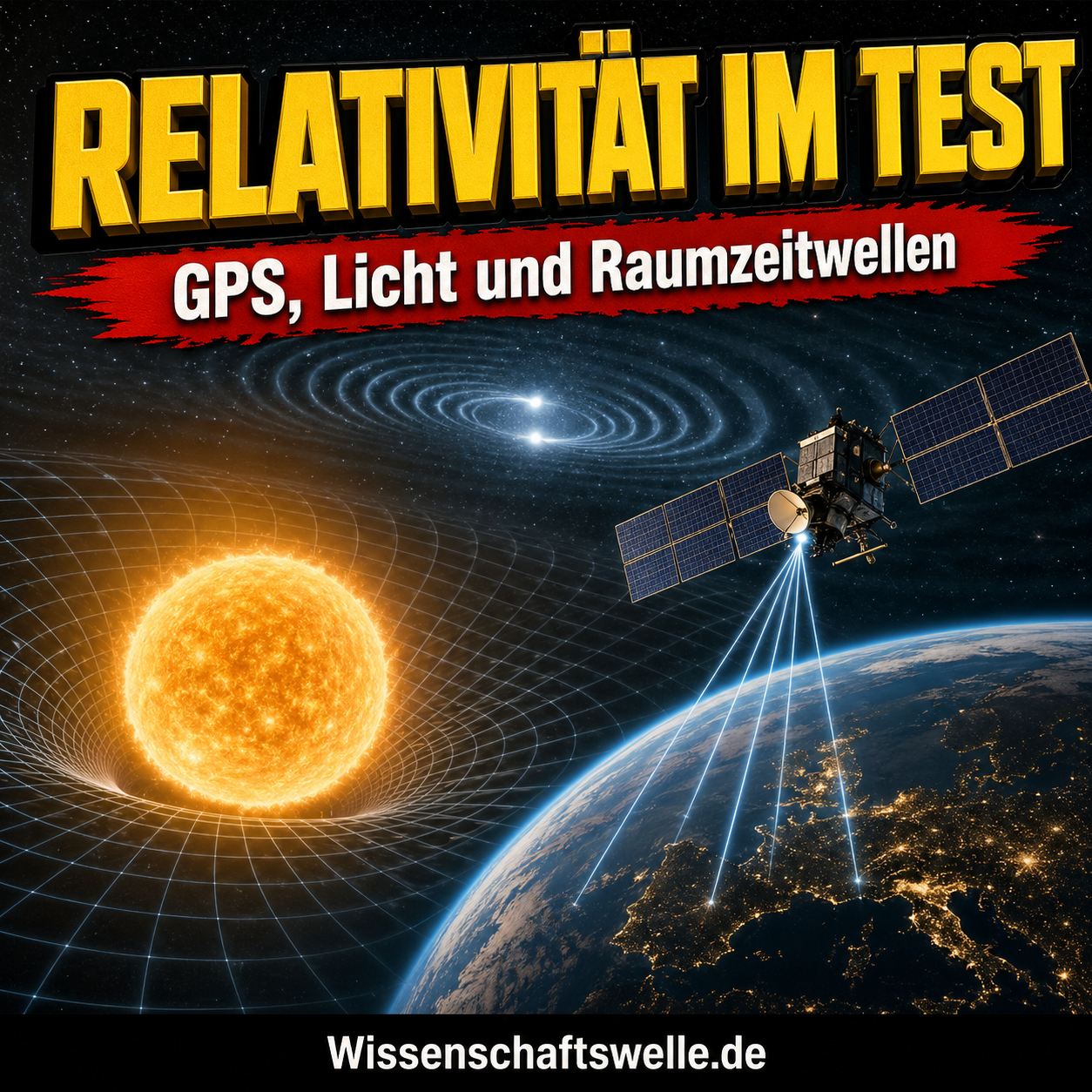 Experimentelle Tests der Allgemeinen Relativitätstheorie: Wie GPS, Gravitationswellen und Lichtablenkung Einstein immer wieder bestätigen