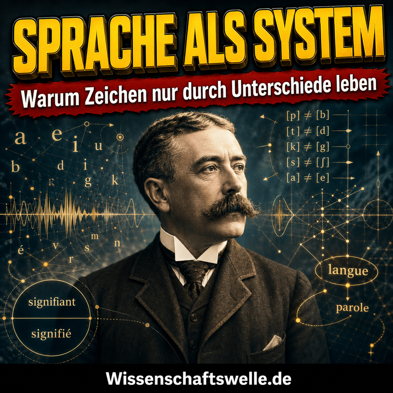 Ferdinand de Saussure: Zeichen, Sprache und die Geburt der modernen Linguistik