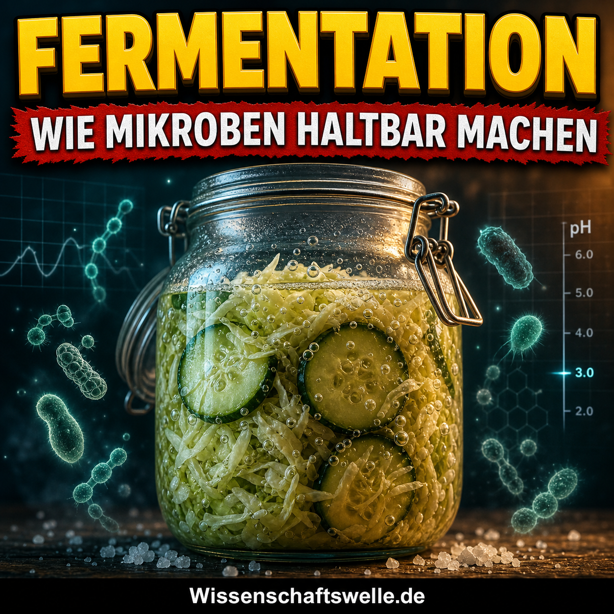 Fermentation ist kontrollierter Verderb: Wie Mikroben, Salz und Säure Lebensmittel haltbar machen