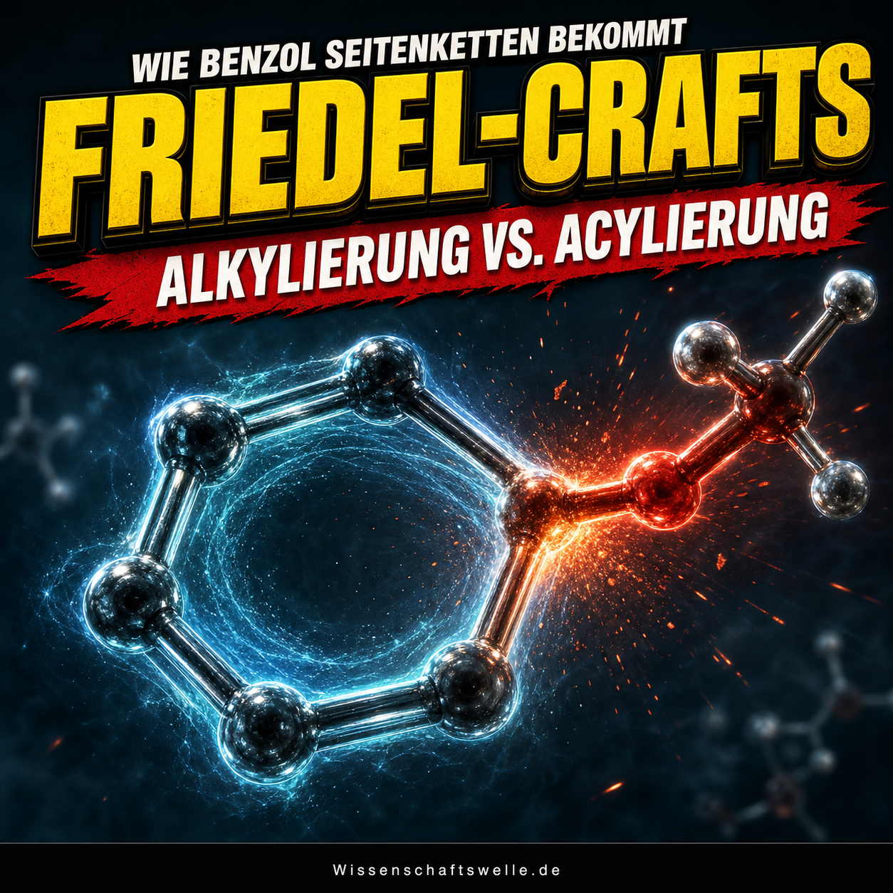Friedel-Crafts-Reaktionen: Der kontrollierte Übergriff auf den Benzolring