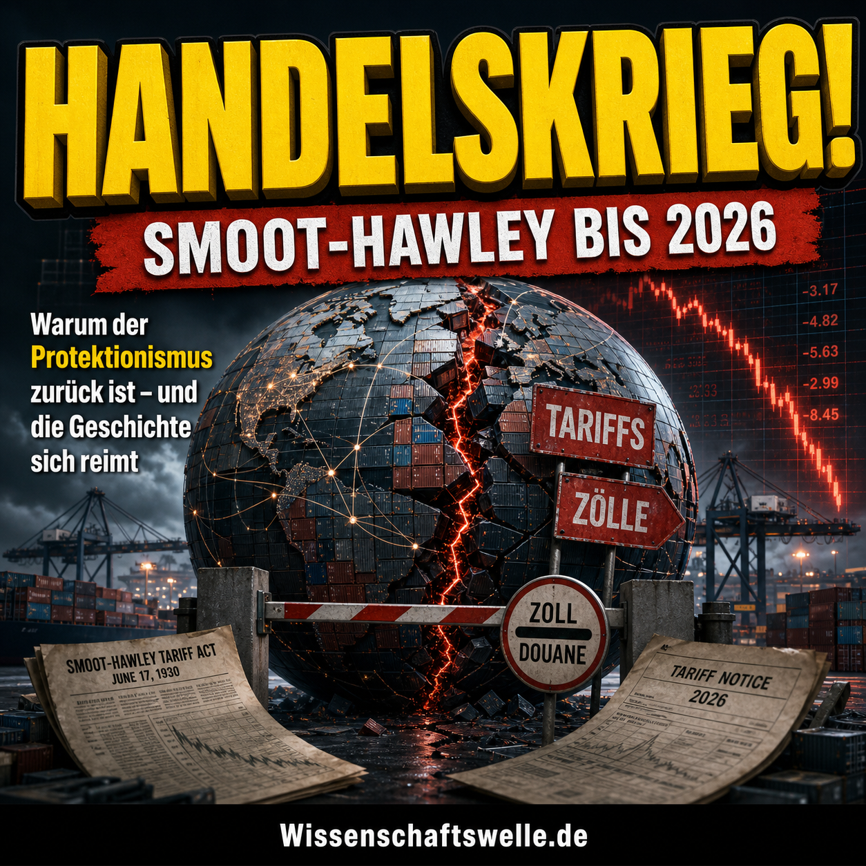 Gefahren von Handelskriegen: Eine Timeline vom Warnschild „Smoot-Hawley“ bis heute