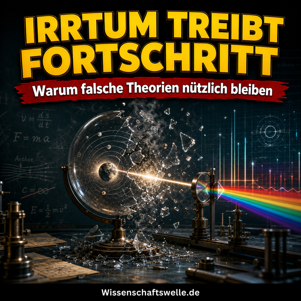 Gescheiterte Theorien: Warum Irrtümer oft die produktivsten Spuren der Wissenschaft sind