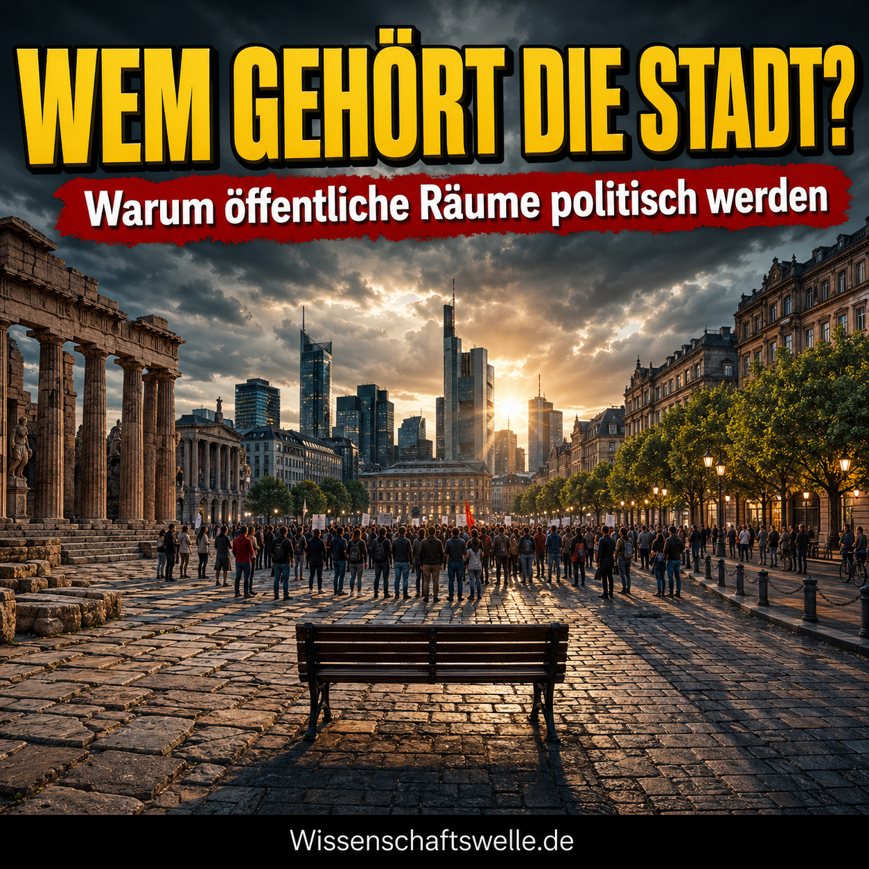 Geschichte des öffentlichen Raums: Warum Marktplätze, Parks und Straßen immer auch politische Räume waren