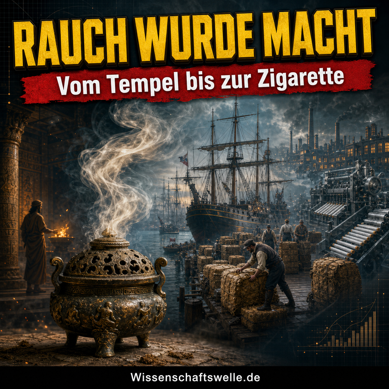 Rauch als Weltware: Wie Rituale, Hafenstädte und die Zigarettenindustrie das Rauchen groß machten
