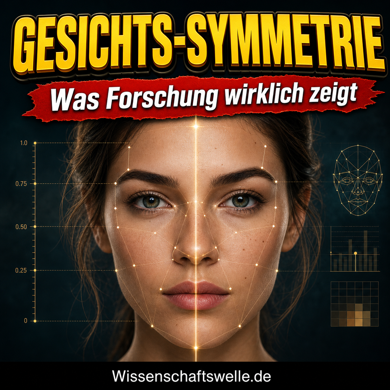 Gesichtssymmetrie und Attraktivität: Was die Forschung wirklich zeigt (und was nicht)